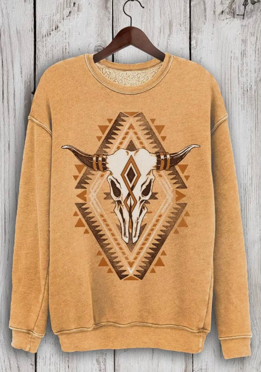 Bull Skull sweatshirt