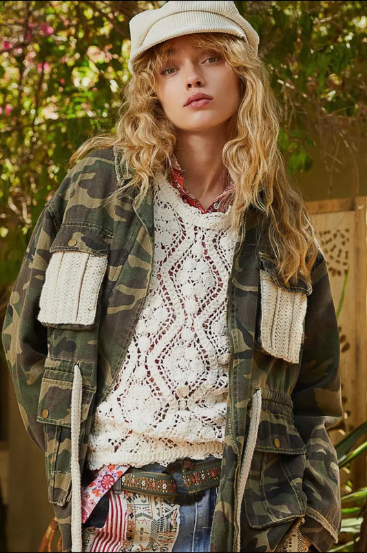 Love & Peace Camo jacket