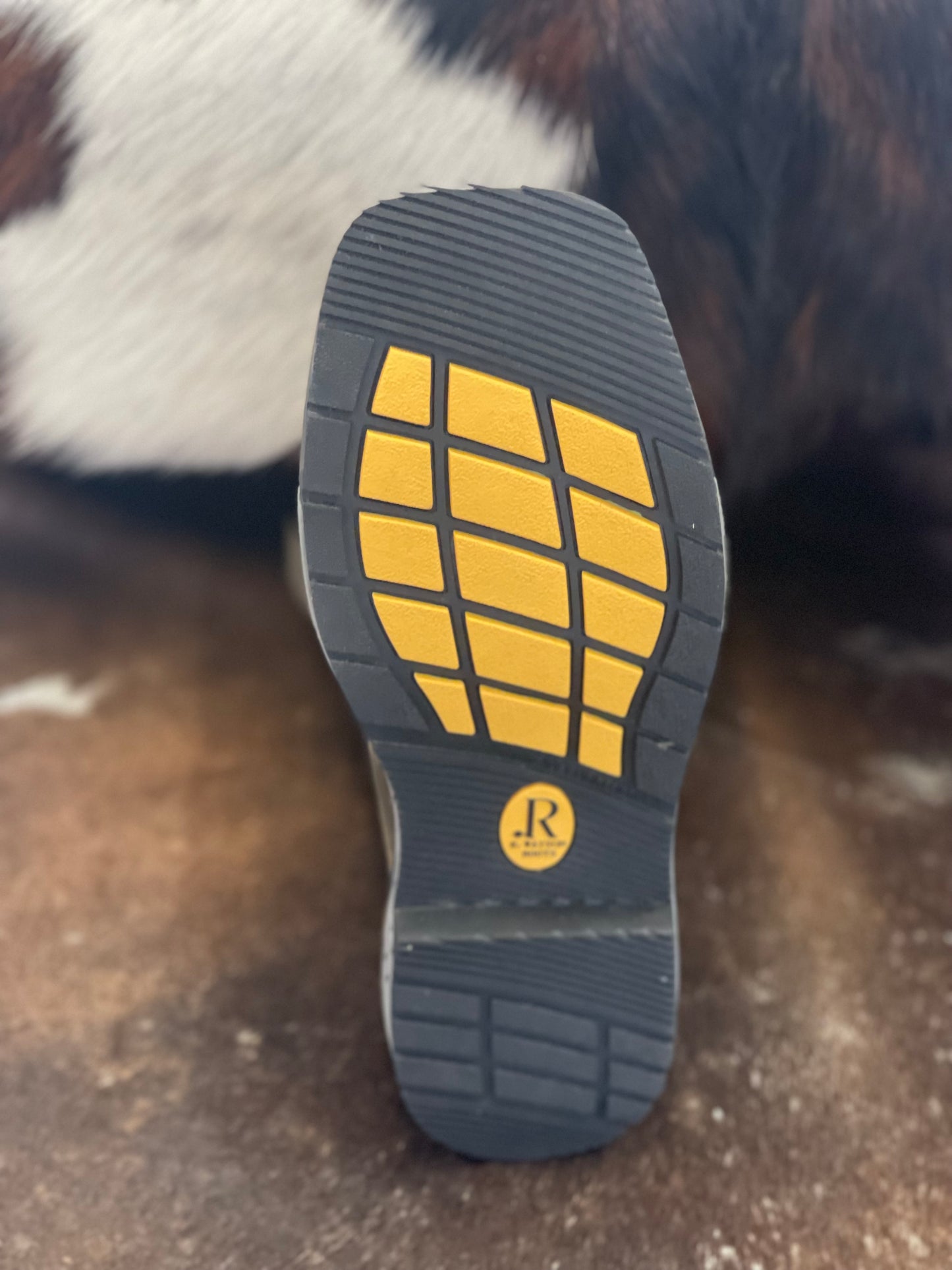 R.Watson Vintage Steel Square Steel Toe Boot