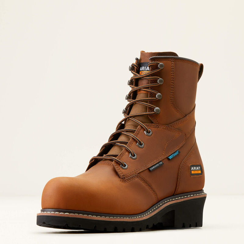 ARIAT Logger Shock Shield waterproof boot