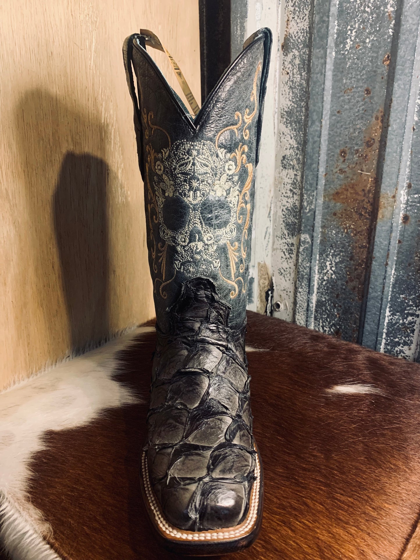 Corral Skull pirarucu boot - A4576