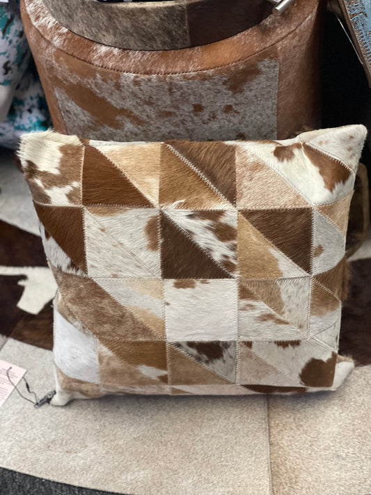 20” x 20” Cowhide Pillows