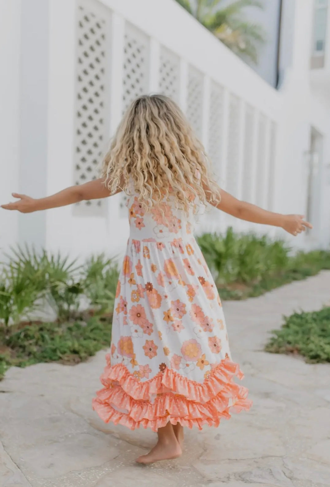 Tiered Terra Cotta dress