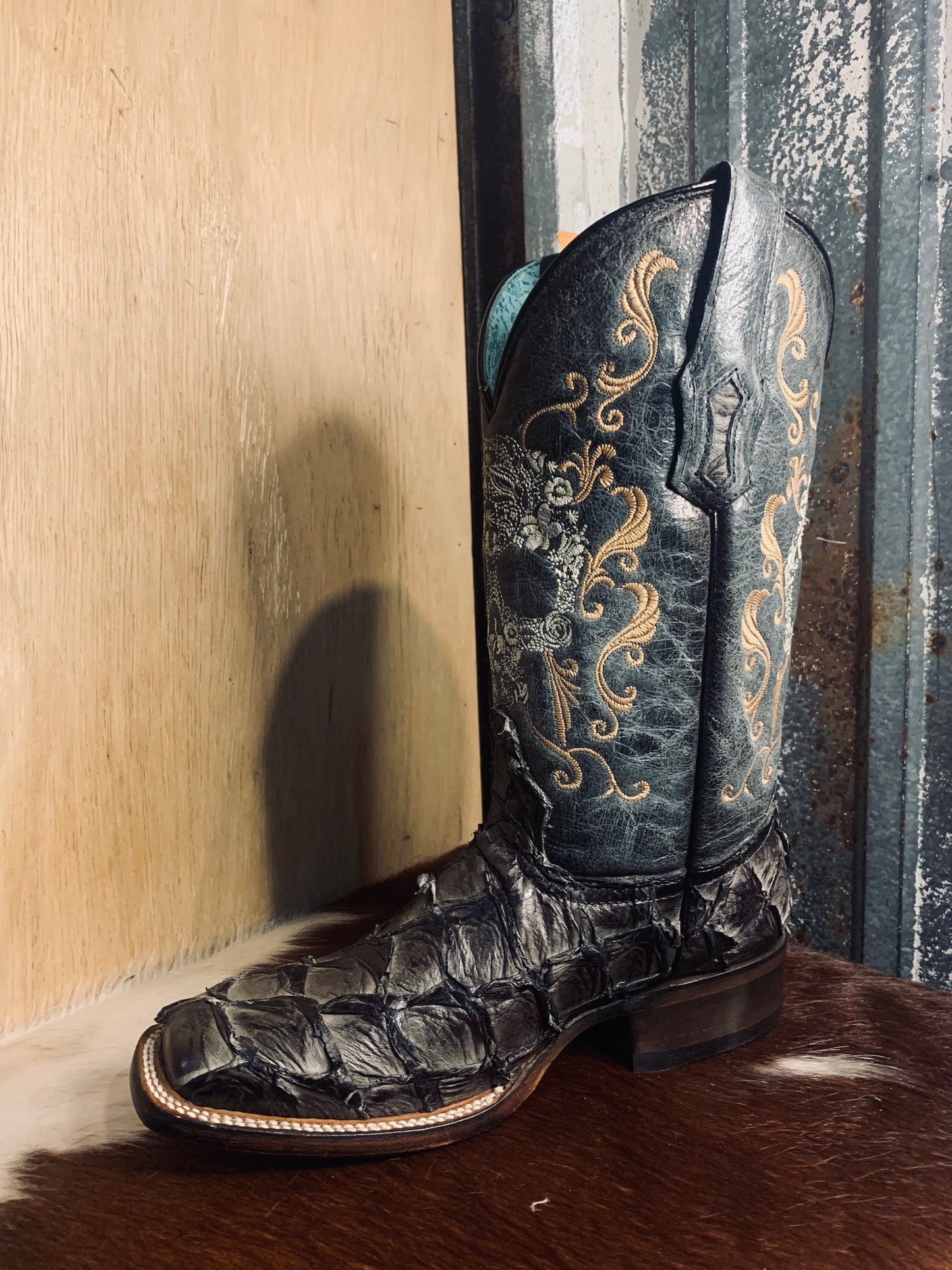 Corral Skull pirarucu boot - A4576