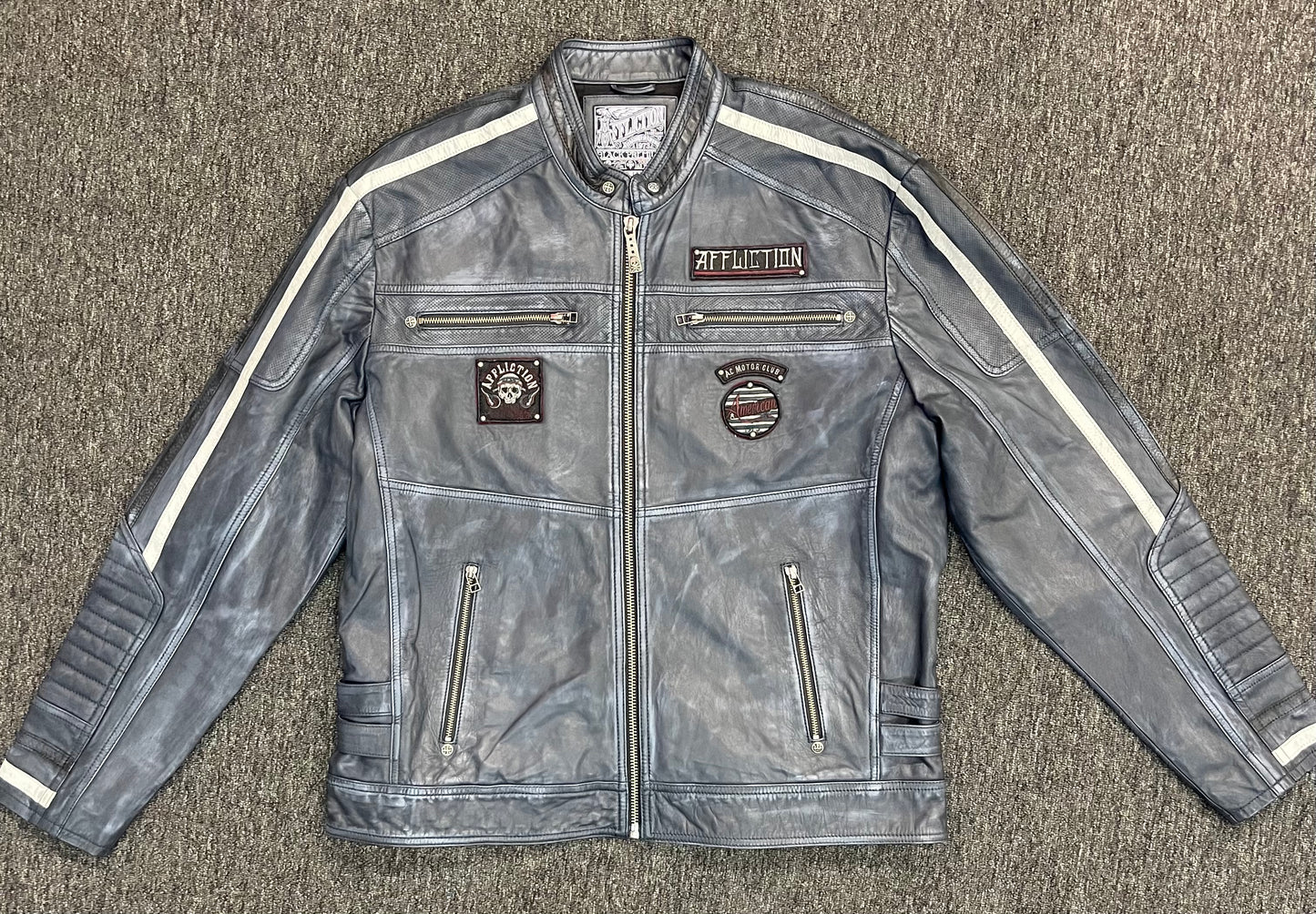 Affliction Premium American Rebel Leather Jacket