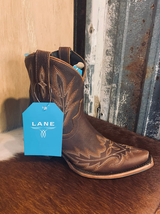 Lane Lexington bootie - cognac