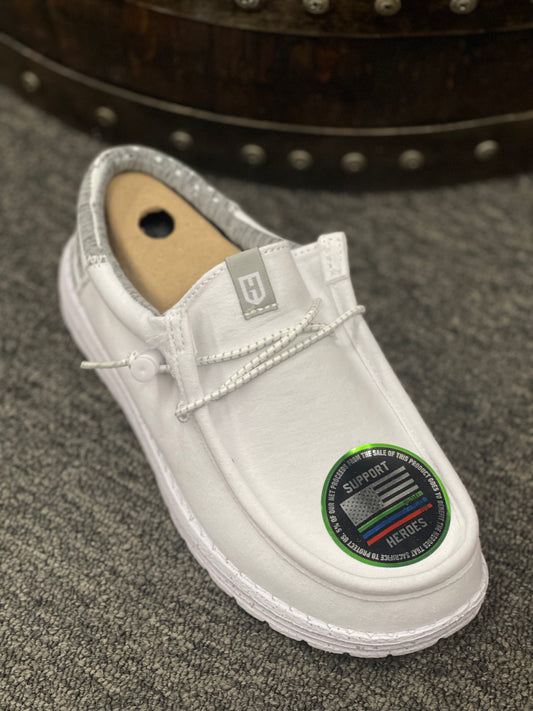 Howitzer Youth White Roam Flag Shoes