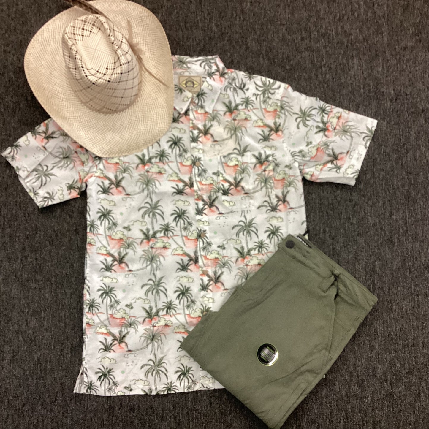 Scully “ Palm Trees” Button Down Shirt
