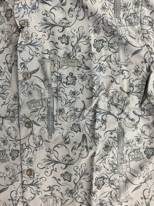 Retro Rifle - Grayman Button Down