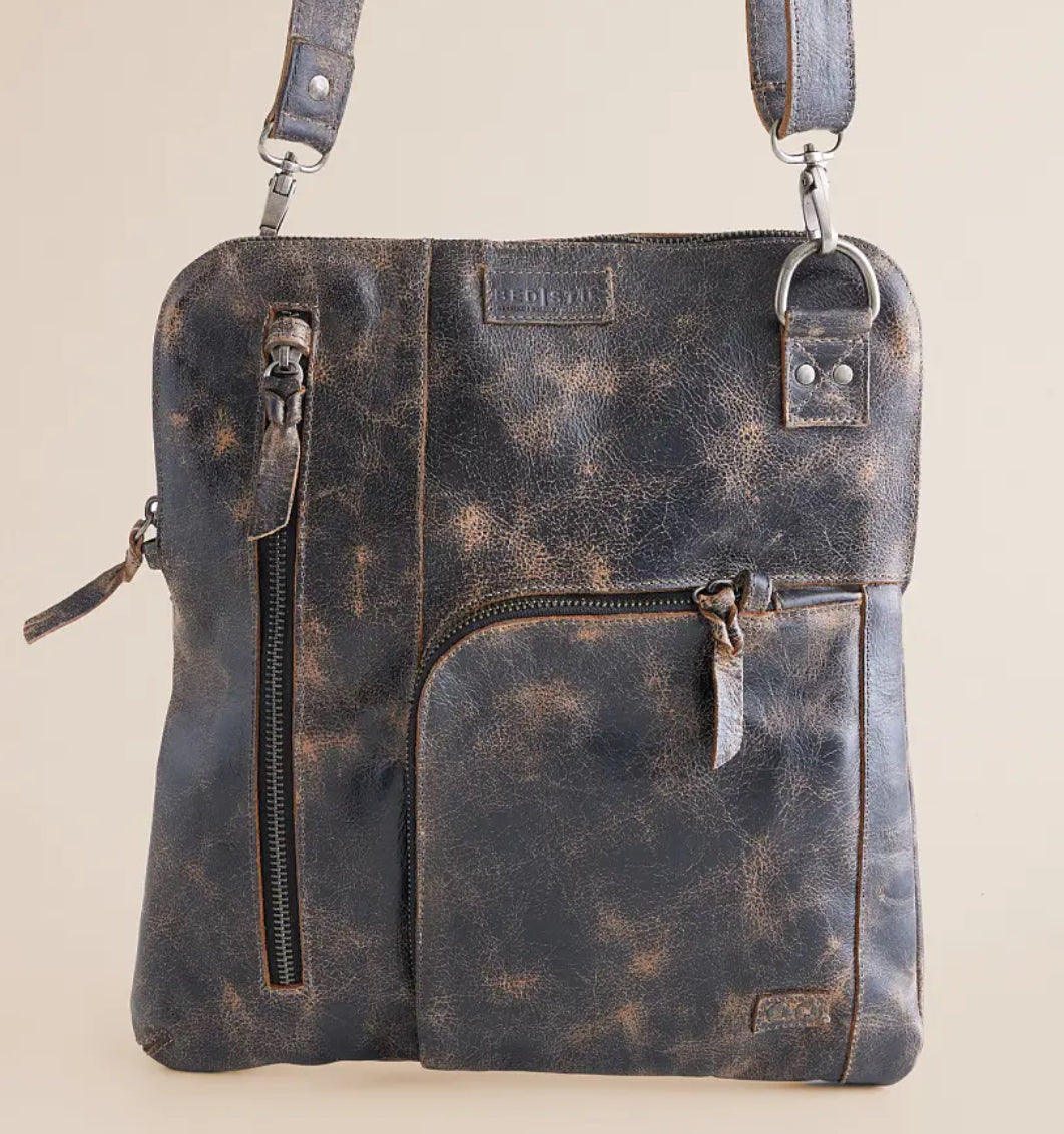 Bed Stu Aiken Crossbody purse- black lux