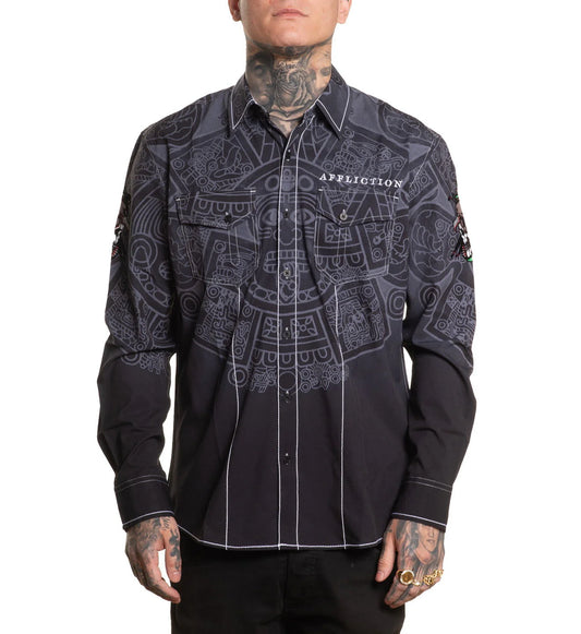 Affliction El Dorado Woven Button Down