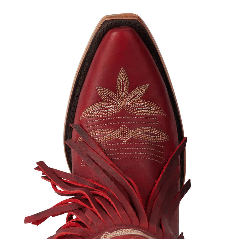 Lane Senita Falls bootie - smoldering ruby