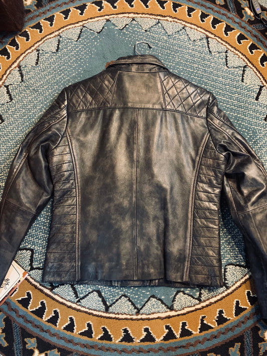 Scully Sanded Moto jacket - black