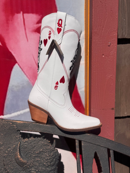 Dingo Queen A Hearts boot