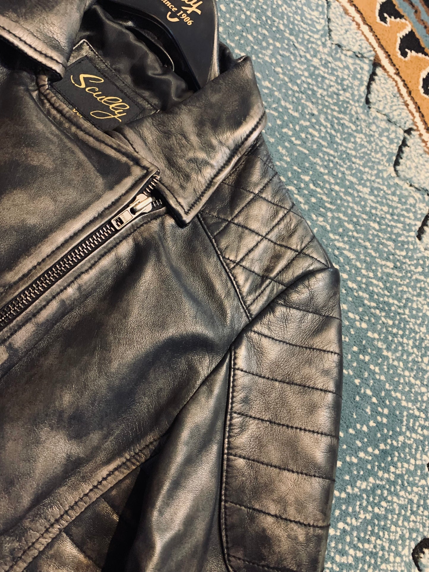 Scully Sanded Moto jacket - black