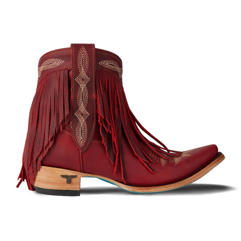Lane Senita Falls bootie - smoldering ruby
