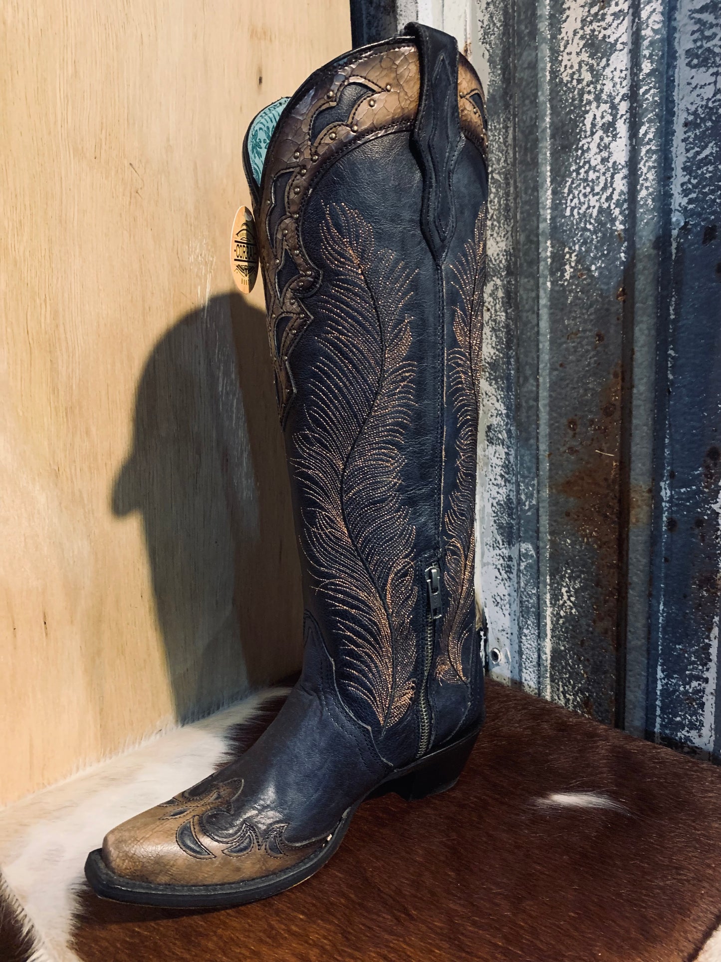 Corral Glittered Feather boot - A4767