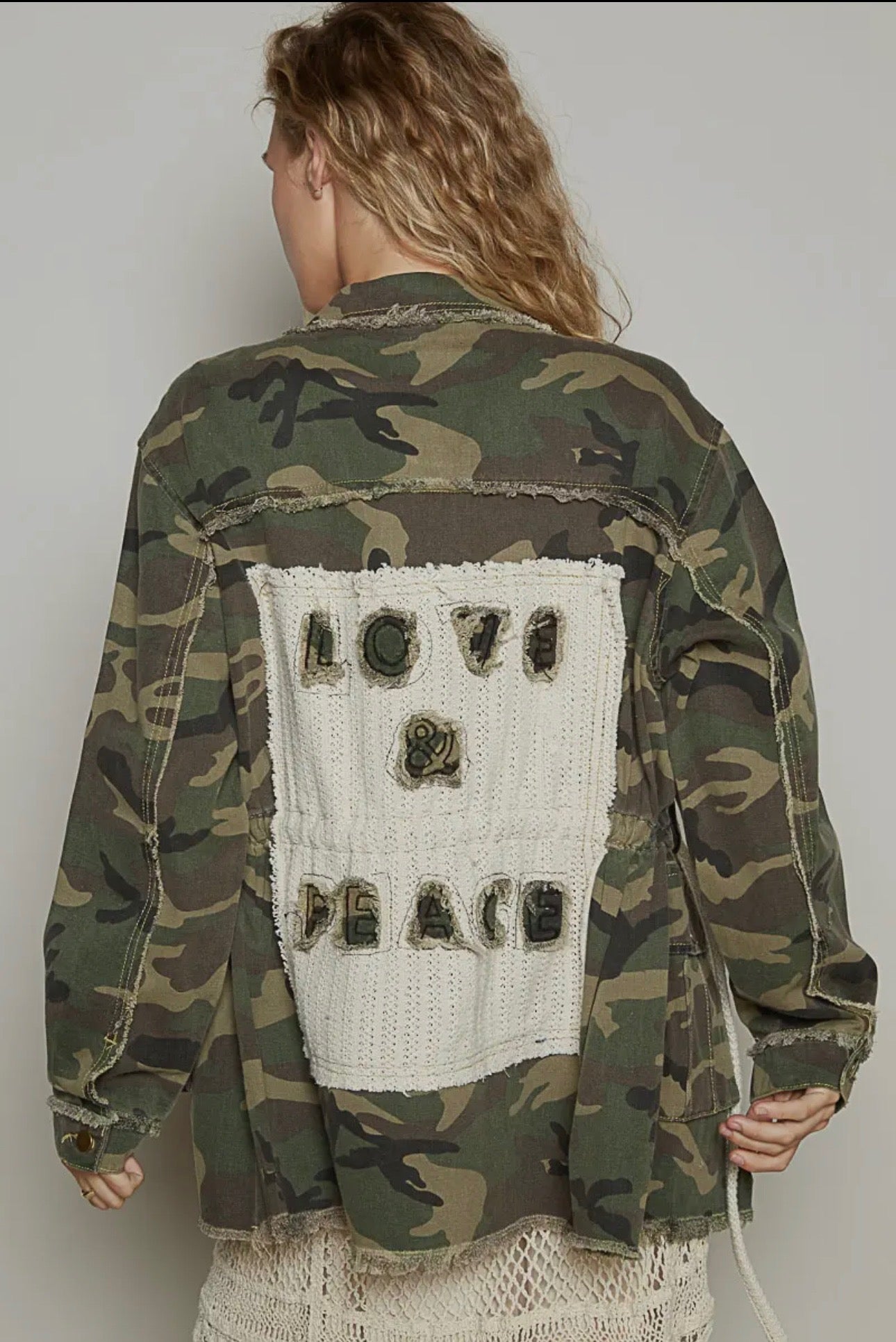 Love & Peace Camo jacket