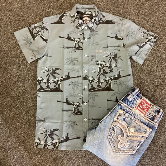 Retro Rifle - The Palm Button Down Shirt