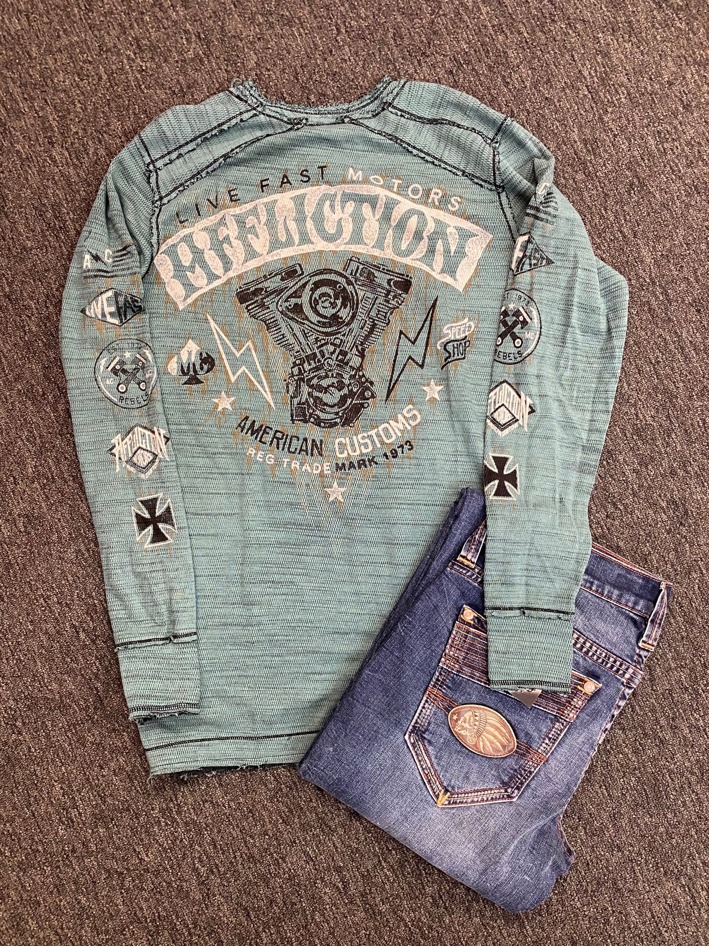 Affliction Over Exposure Reversible Thermal