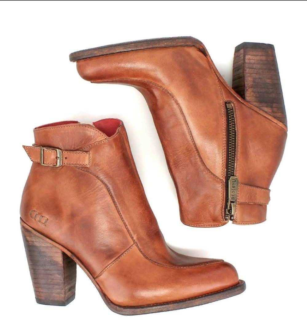Bed Stu Isla bootie - tan rustic
