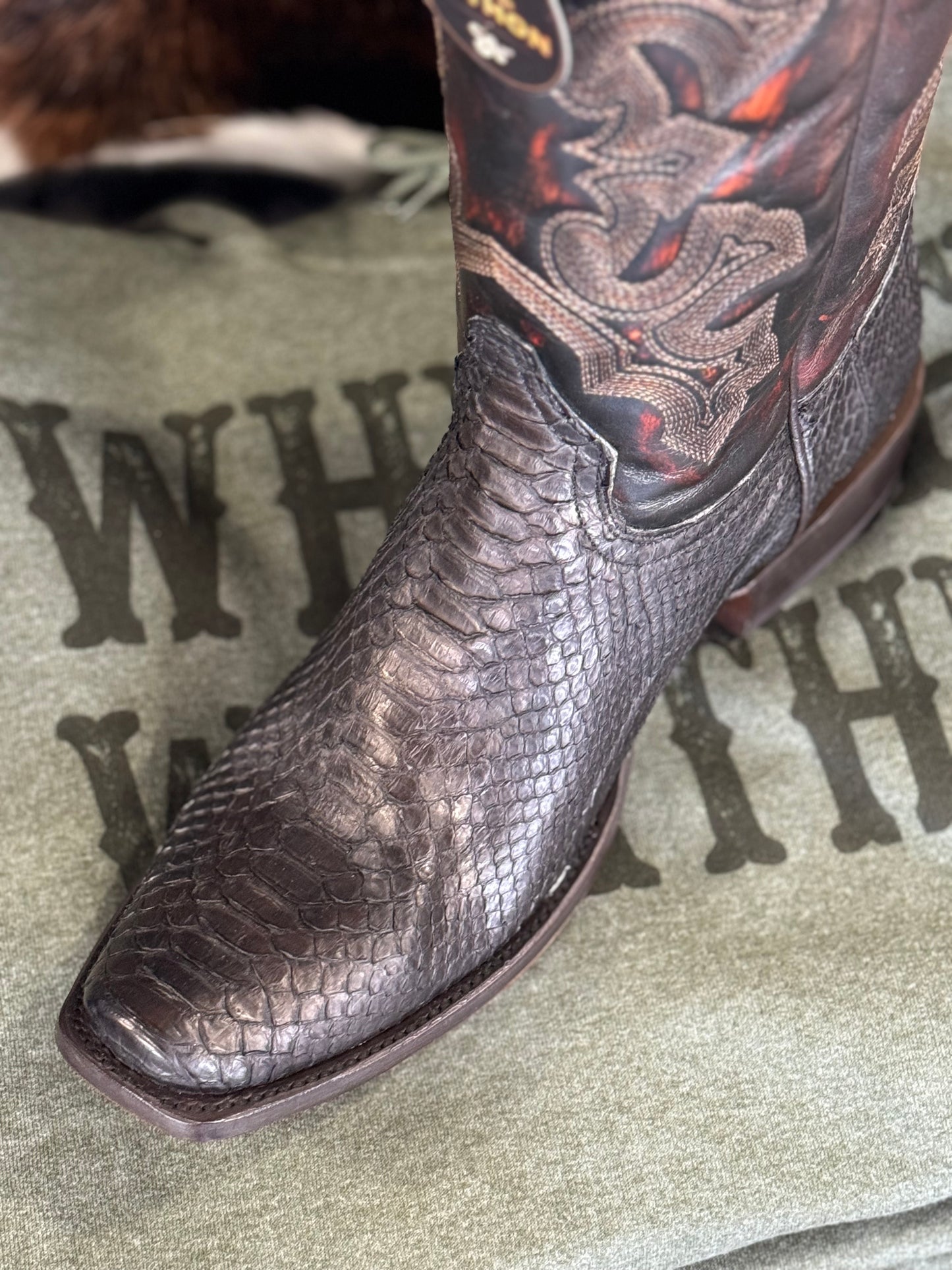 Corral Matthew python boot