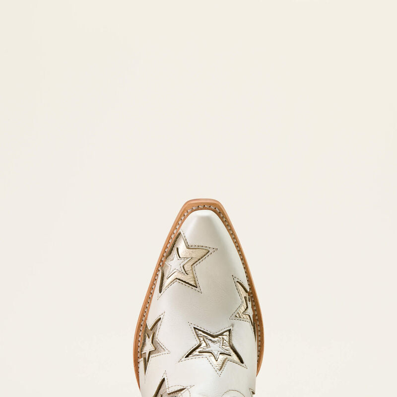 ARIAT Casanova Star X Toe Wide Calf boot - pearl