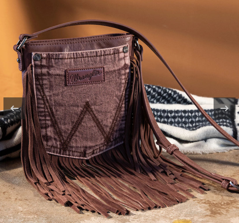 Wrangler Pocket crossbody - light coffee