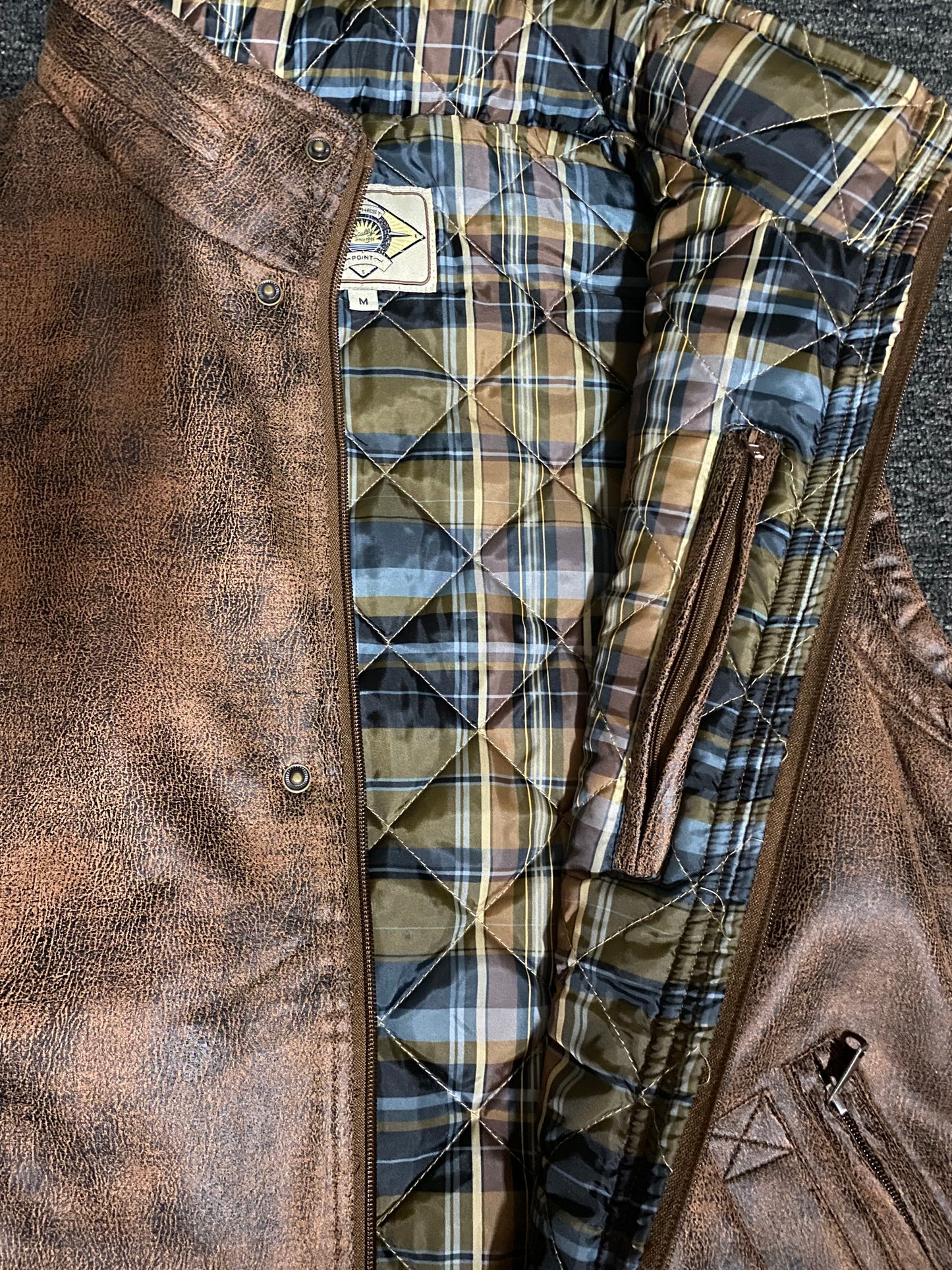 Scully Mole Skin Leather Vest