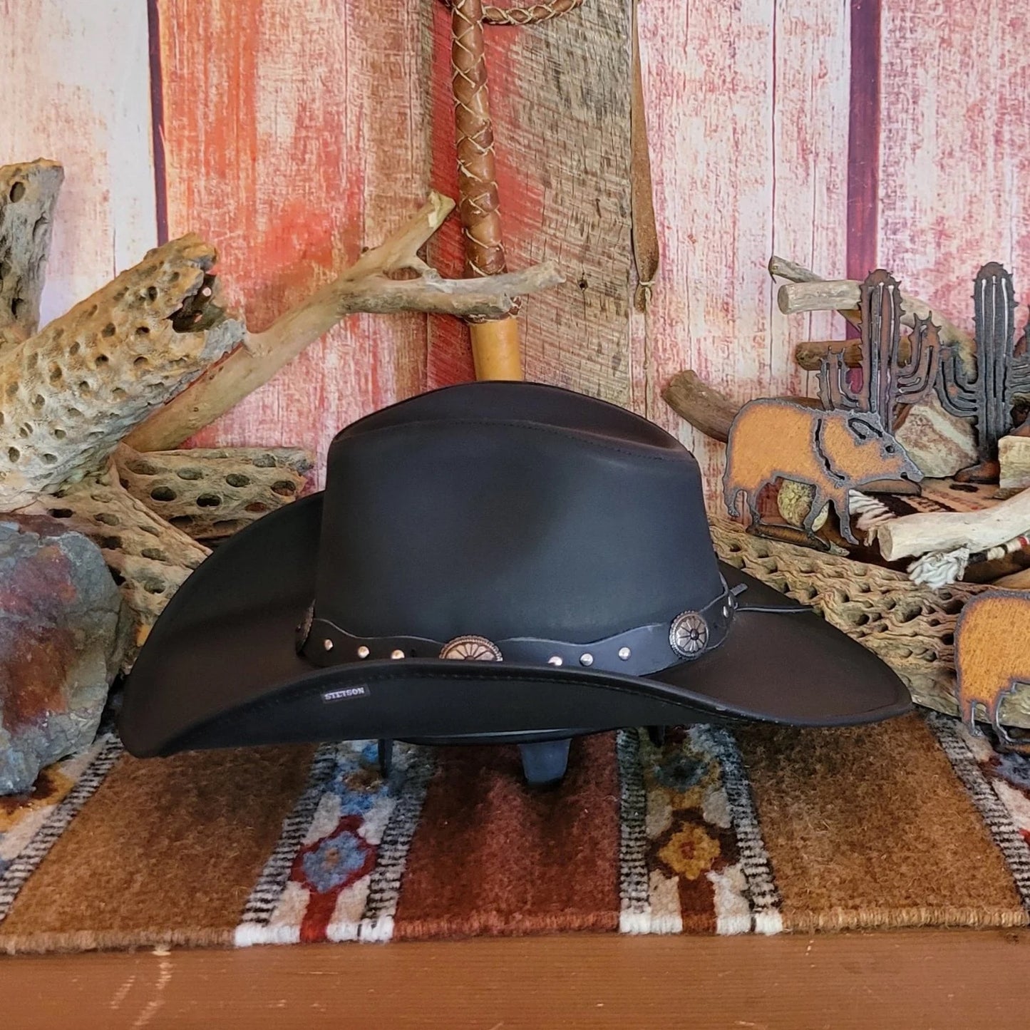 Stetson Roxbury leather cowboy hat