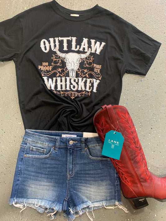 Outlaw Whiskey tee