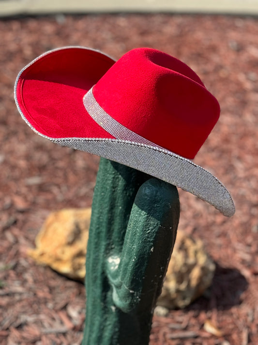 Miranda hat - red