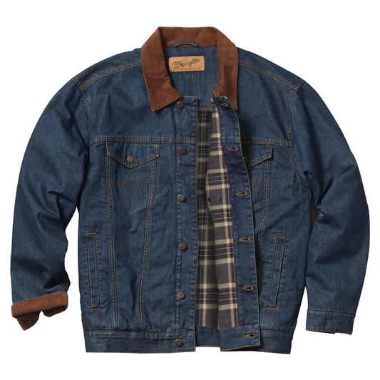 Wrangler Men's Concealed Carry Blanket Lined Denim Jacket