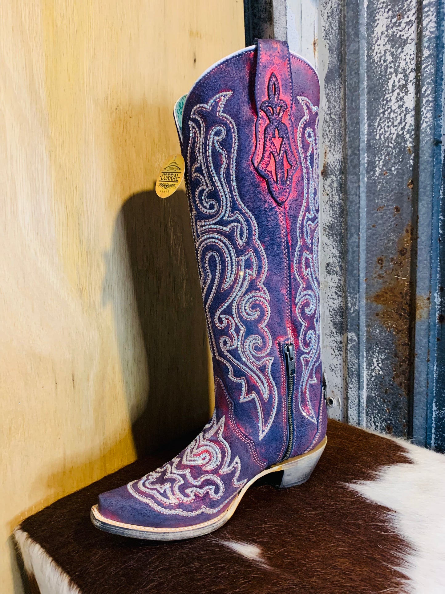 Corral Shana boot - red/blue