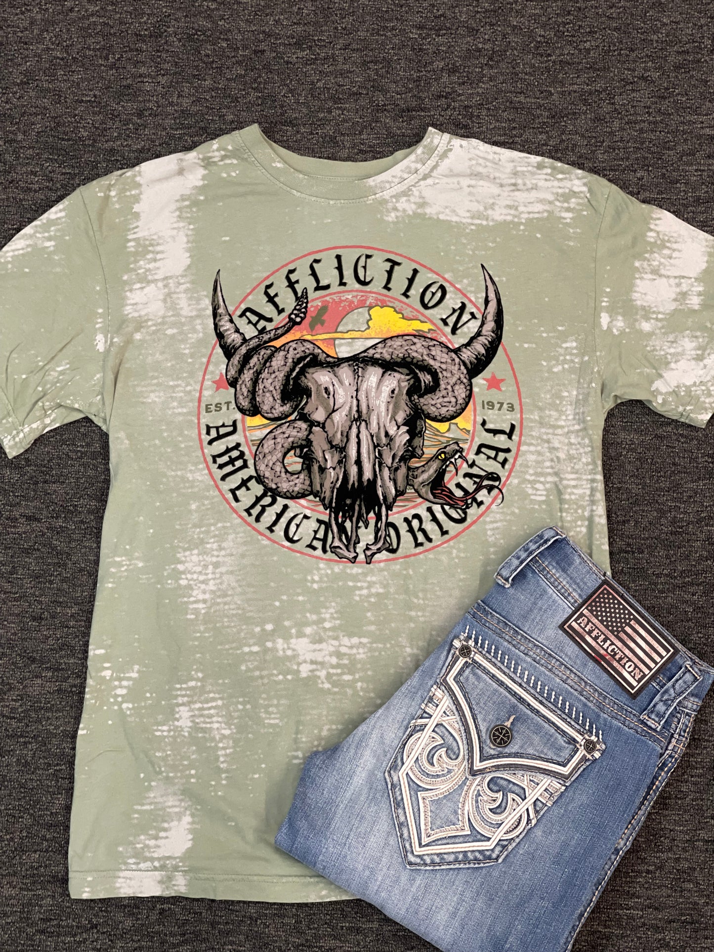 Affliction Dry Bones Tee