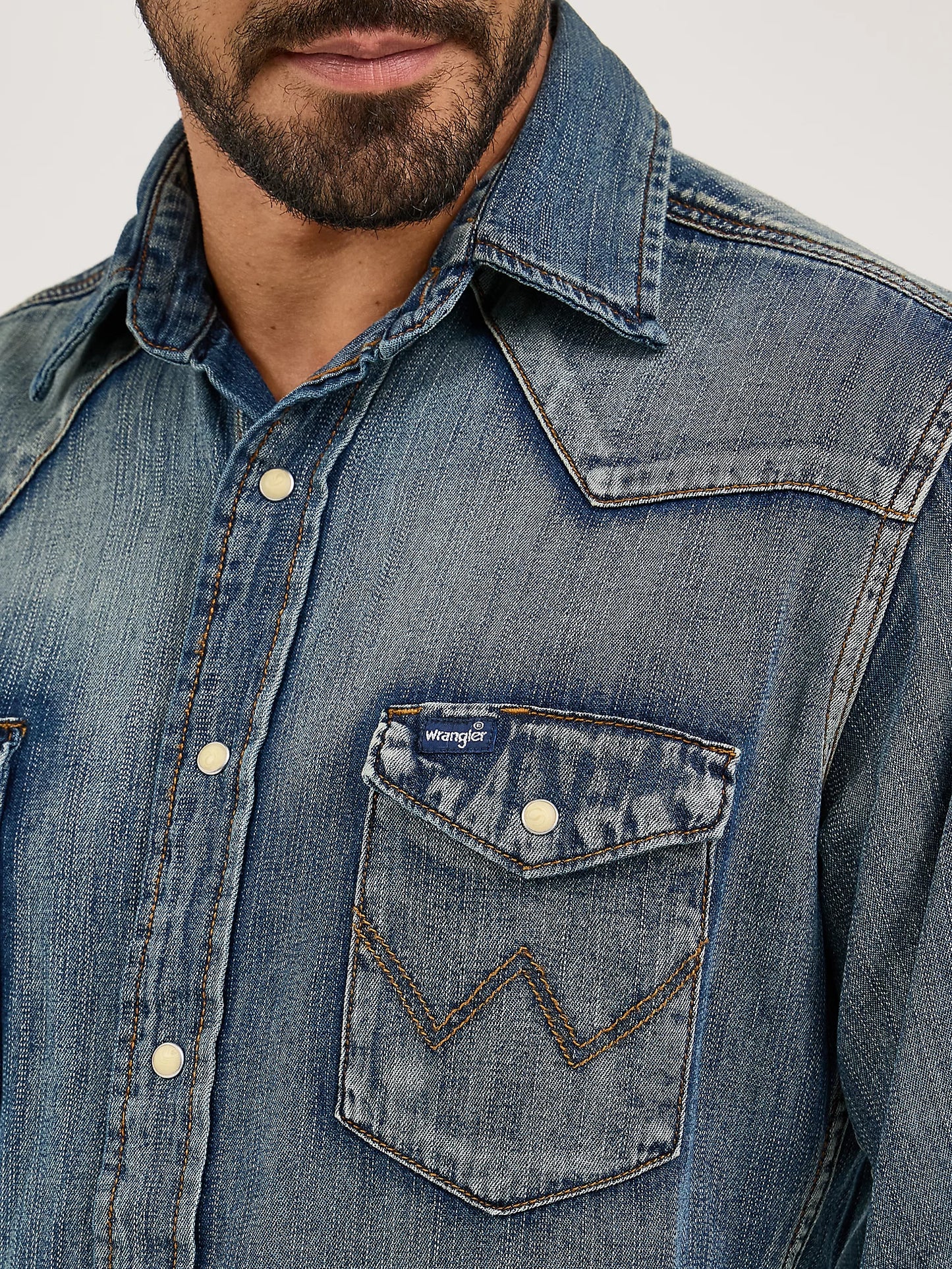 Wrangler Workwear Denim Long sleeve shirt