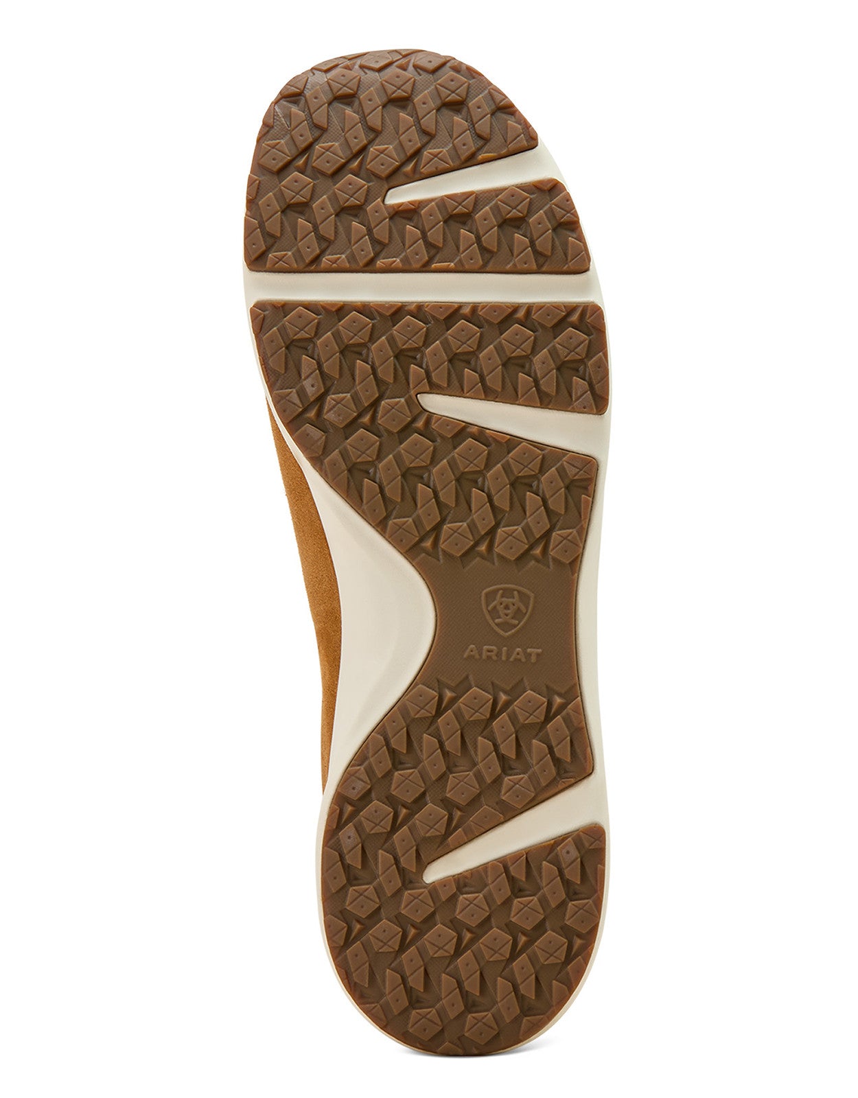 ARIAT Spitfire 4" Lace Up Moc Toe Shoes- Natural Suede