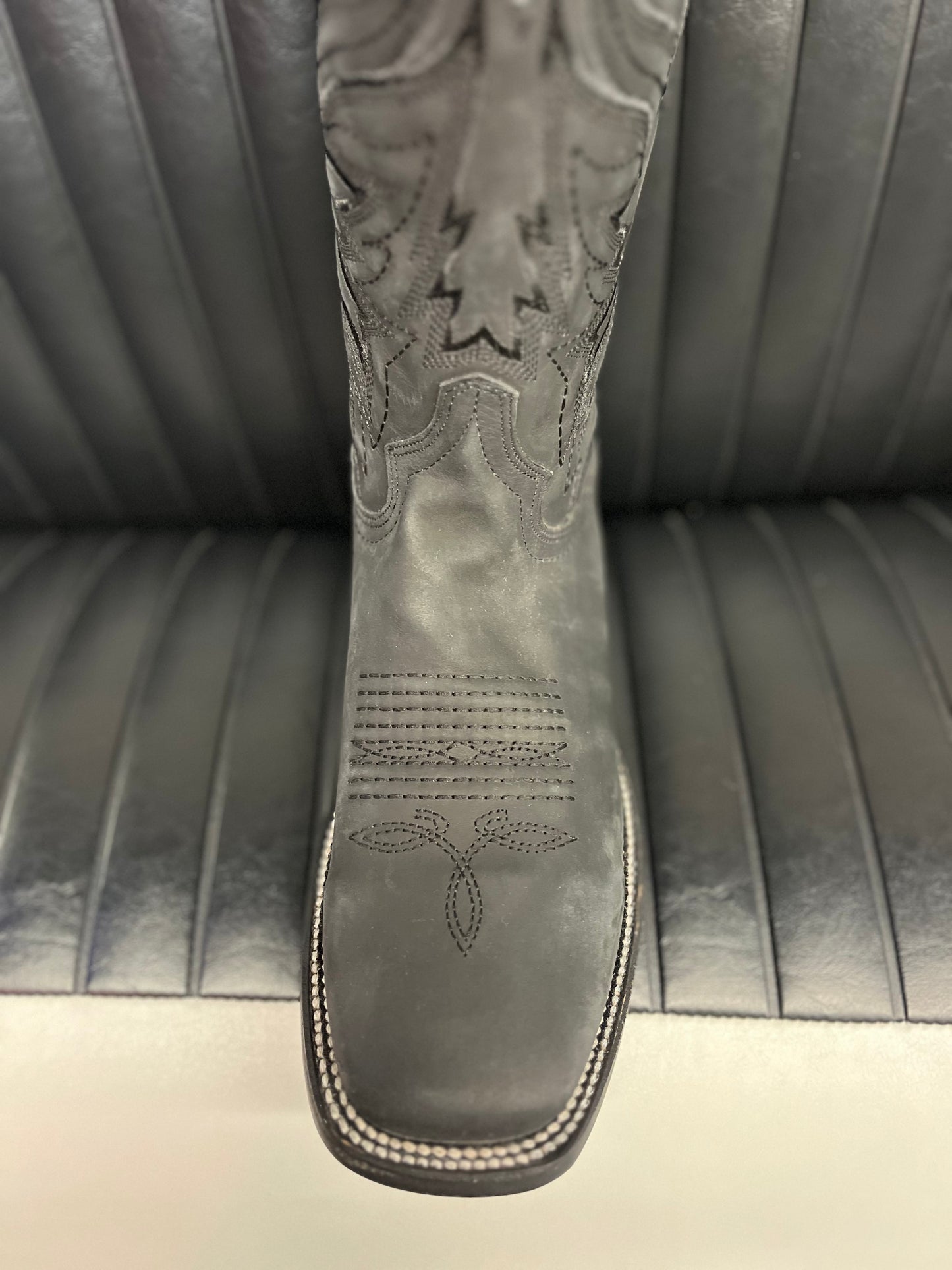 Circle G Matte Black Boot
