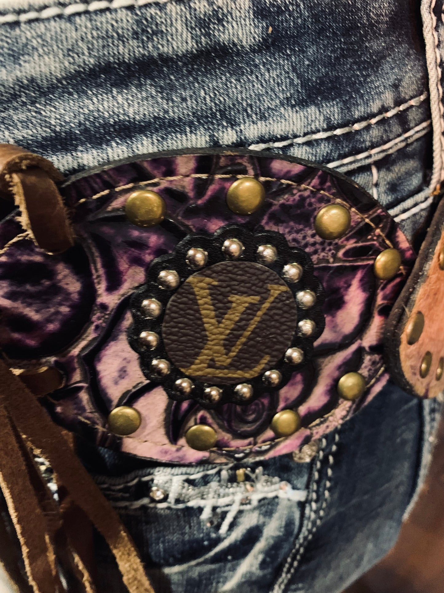 LV Betsy belt - purple