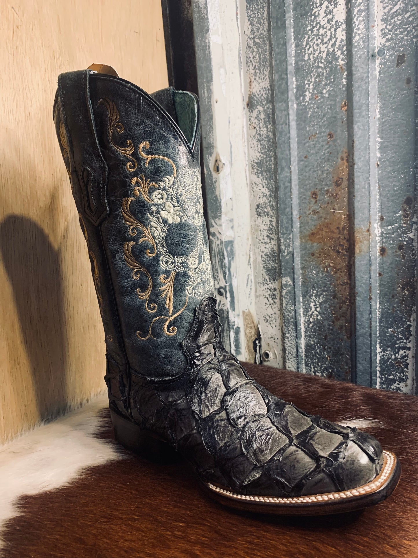 Corral Skull pirarucu boot - A4576