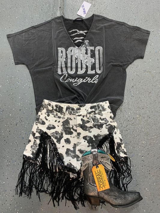 Rodeo Cowgirl tee