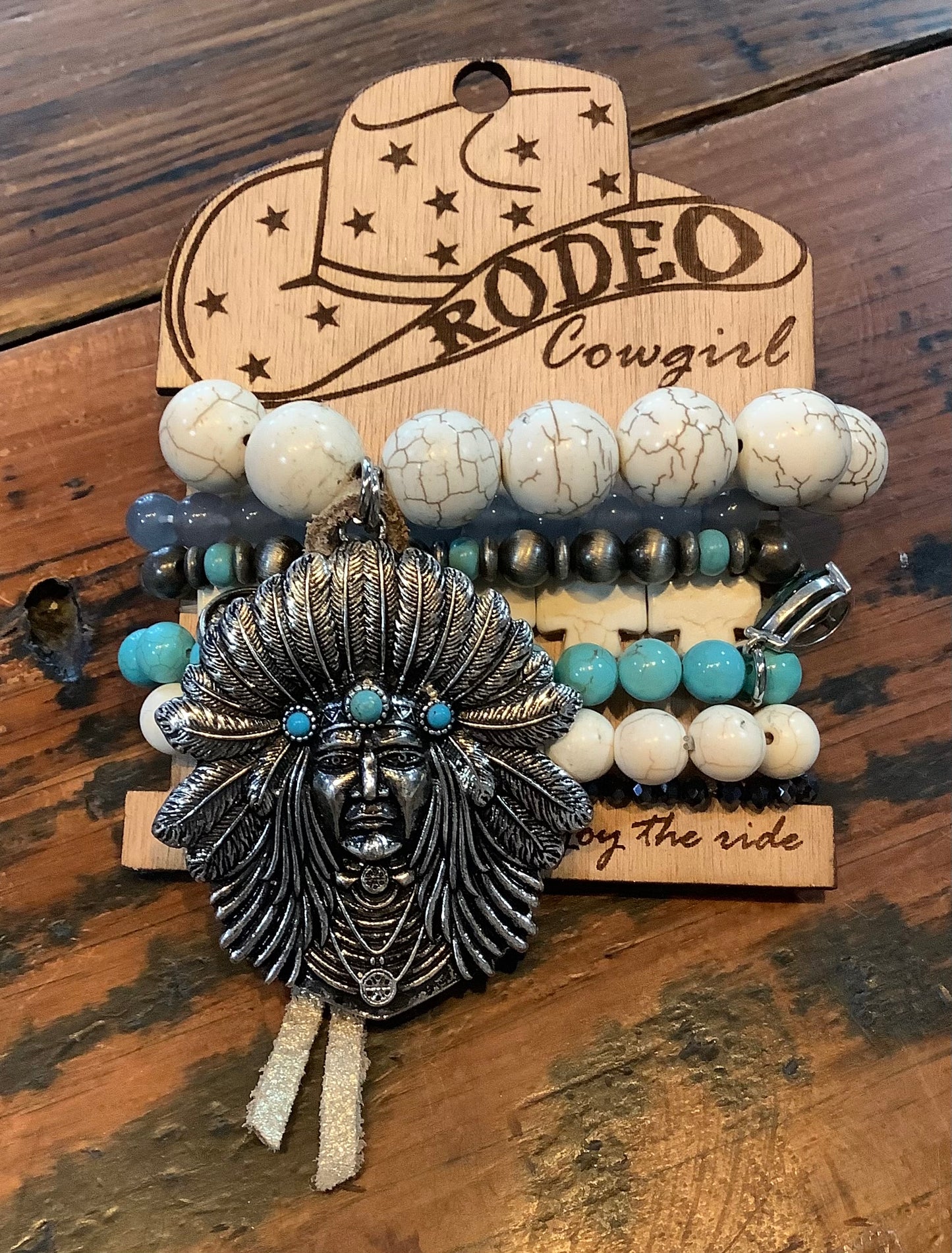 Warrior bracelet stack