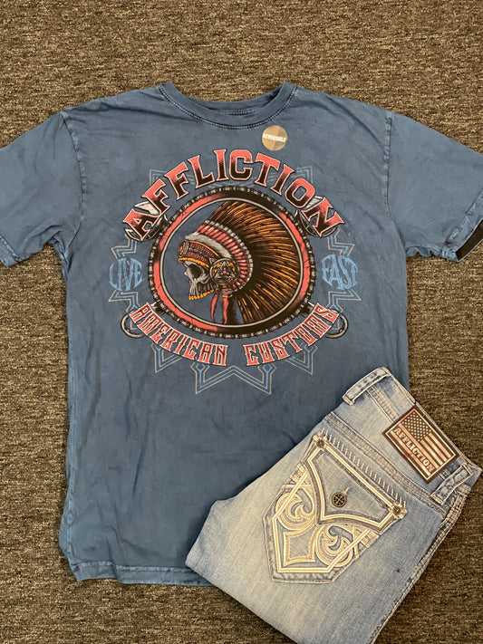 Affliction Gravel Chief Reversible Tee