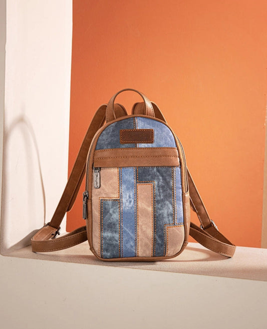Wrangler patchwork mini backpack