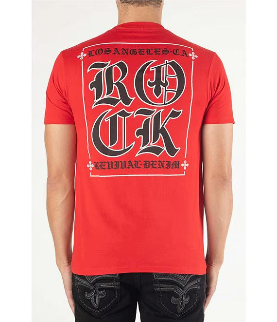 Men’s Rock Revival Red Tee