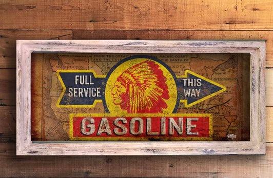 Gasoline 18”x36” Rectangle Wallart