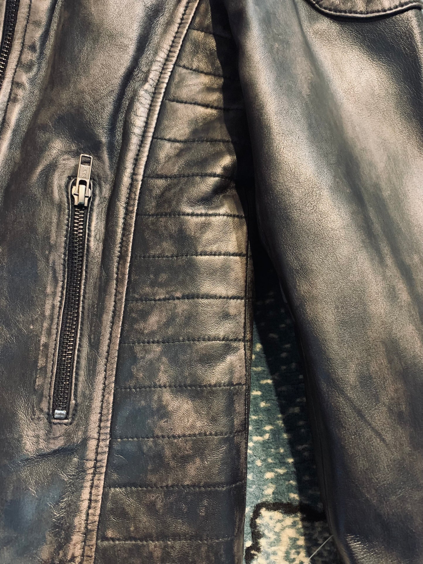 Scully Sanded Moto jacket - black