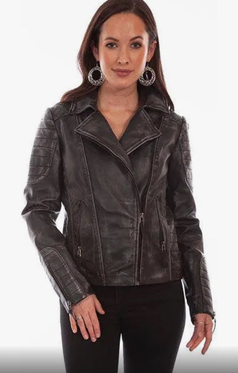 Scully Sanded Moto jacket - black