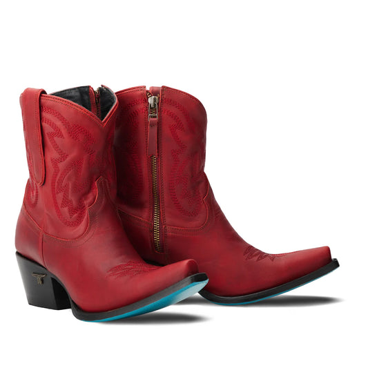 Lane Showdown bootie - smoldering ruby