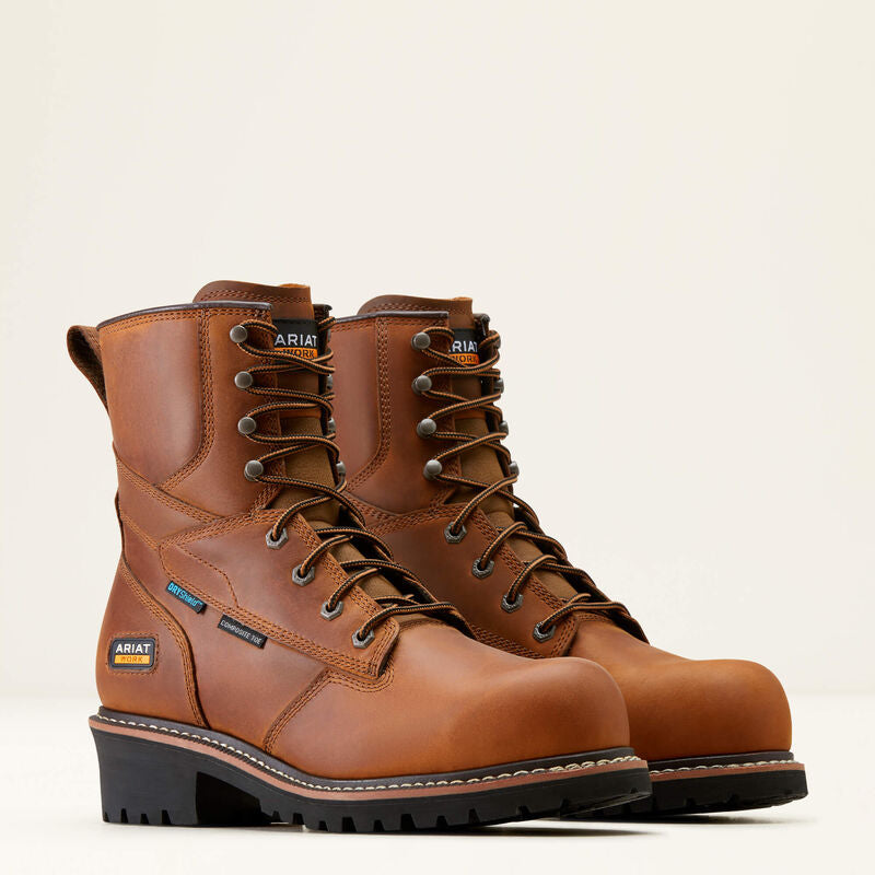 ARIAT Logger Shock Shield waterproof boot